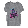 Anime Biker Motorradfahrer Japanischer Otaku Cyberpunk T-Shirt