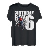 6 Jahre alt Geburtstag Junge Familie Matching Motorrad Biker T-Shirt