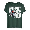 6 Jahre alt Geburtstag Junge Familie Matching Motorrad Biker T-Shirt