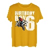 6 Jahre alt Geburtstag Junge Familie Matching Motorrad Biker T-Shirt