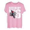 6 Jahre alt Geburtstag Junge Familie Matching Motorrad Biker T-Shirt