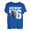 6 Jahre alt Geburtstag Junge Familie Matching Motorrad Biker T-Shirt