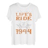 Enjoying Life's Ride Since 1944 Motorrad 79. Geburtstags T-Shirt