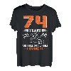 74 Years And Still On 2 Wheels Loving It 74. Geburtstag T-Shirt