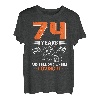 74 Years And Still On 2 Wheels Loving It 74. Geburtstag T-Shirt