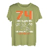 74 Years And Still On 2 Wheels Loving It 74. Geburtstag T-Shirt