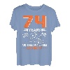 74 Years And Still On 2 Wheels Loving It 74. Geburtstag T-Shirt