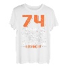 74 Years And Still On 2 Wheels Loving It 74. Geburtstag T-Shirt