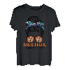 Biker-Haar, keine Pflege für Fahrradliebhaber, unordentlicher Dutt zum Muttertag T-Shirt