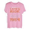 Enjoying Life's Ride Since 1954 Motorrad 69. Geburtstags T-Shirt