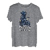 Niedlicher schwarzer Labrador fährt Motorrad an Weihnachten T-Shirt