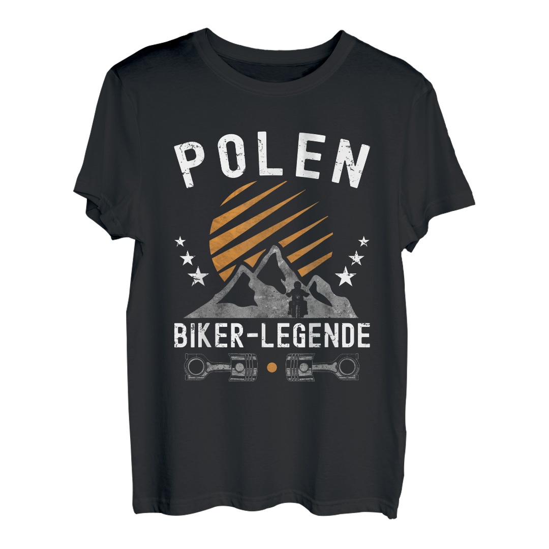 Motorradtour Polen Motorrad Roadtrip Motorradreise Biker T-Shirt