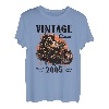 Vintage Jahrgang 2005 Geburtstag klassisches Retro Motorrad T-Shirt