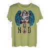 HD PanHead Motorrad V-Twin Rockabilly Skull Angel Kolben T-Shirt
