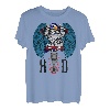 HD PanHead Motorrad V-Twin Rockabilly Skull Angel Kolben T-Shirt