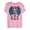 HD PanHead Motorrad V-Twin Rockabilly Skull Angel Kolben T-Shirt