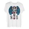 HD PanHead Motorrad V-Twin Rockabilly Skull Angel Kolben T-Shirt