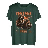 Vintage Jahrgang 1988 Geburtstag klassisches Retro Motorrad T-Shirt