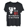 Herren 61. Geburtstag Mann Geschenk lustig Biker Motorrad T-Shirt