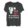 Herren 61. Geburtstag Mann Geschenk lustig Biker Motorrad T-Shirt