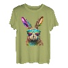 Niedlicher Osterhase mit Sonnenbrille T-Shirt