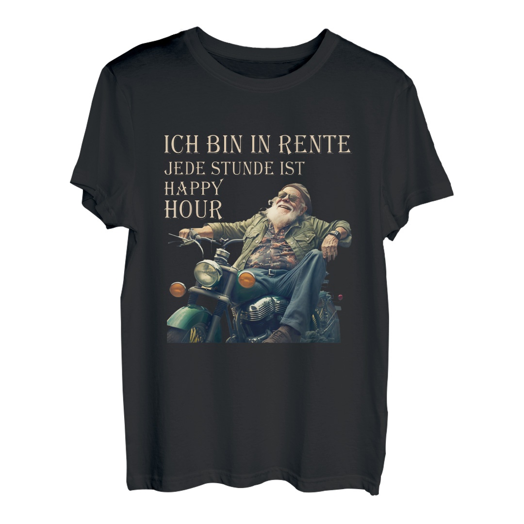 Rentner TShirt Lustige Sprüche für den Ruhestand Hapfox