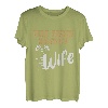Witzige Motocross-Designs der Frau eines Dirttrack-Rennfahrers T-Shirt