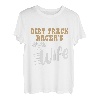 Witzige Motocross-Designs der Frau eines Dirttrack-Rennfahrers T-Shirt