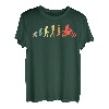 Retro Motocross Evolution Geschenk für Motocross Fahrer T-Shirt
