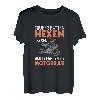 Damen Früher Hatten Hexen Besen Heute Fahren Sie Motorrad T-Shirt