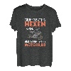 Damen Früher Hatten Hexen Besen Heute Fahren Sie Motorrad T-Shirt