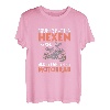Damen Früher Hatten Hexen Besen Heute Fahren Sie Motorrad T-Shirt