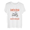 Damen Früher Hatten Hexen Besen Heute Fahren Sie Motorrad T-Shirt