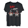 Bad To The Gnome Biker-Zwerg (auf der Rückseite) T-Shirt