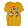 Bad To The Gnome Biker-Zwerg (auf der Rückseite) T-Shirt