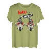 Bad To The Gnome Biker-Zwerg (auf der Rückseite) T-Shirt
