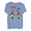 Bad To The Gnome Biker-Zwerg (auf der Rückseite) T-Shirt