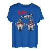 Bad To The Gnome Biker-Zwerg (auf der Rückseite) T-Shirt