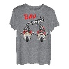 Bad To The Gnome Biker-Zwerg (auf der Rückseite) T-Shirt