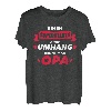 Herren Superheld ohne Umhang nennt man Opa Spruch T-Shirt