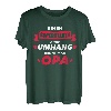 Herren Superheld ohne Umhang nennt man Opa Spruch T-Shirt