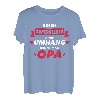 Herren Superheld ohne Umhang nennt man Opa Spruch T-Shirt