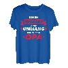 Herren Superheld ohne Umhang nennt man Opa Spruch T-Shirt