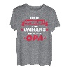 Herren Superheld ohne Umhang nennt man Opa Spruch T-Shirt