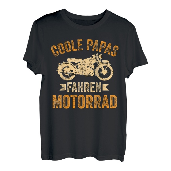 Herren Motorrad Biker Coole Papas Fahren Motorrad Herren T-Shirt
