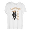 38th Birthday Men's Women's Legend since 1985 Teddy Bear T-Shirt, black