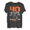 40 Years And Still On 2 Wheels Loving It 40. Geburtstag T-Shirt