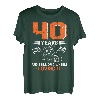 40 Years And Still On 2 Wheels Loving It 40. Geburtstag T-Shirt