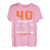 40 Years And Still On 2 Wheels Loving It 40. Geburtstag T-Shirt