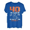 40 Years And Still On 2 Wheels Loving It 40. Geburtstag T-Shirt